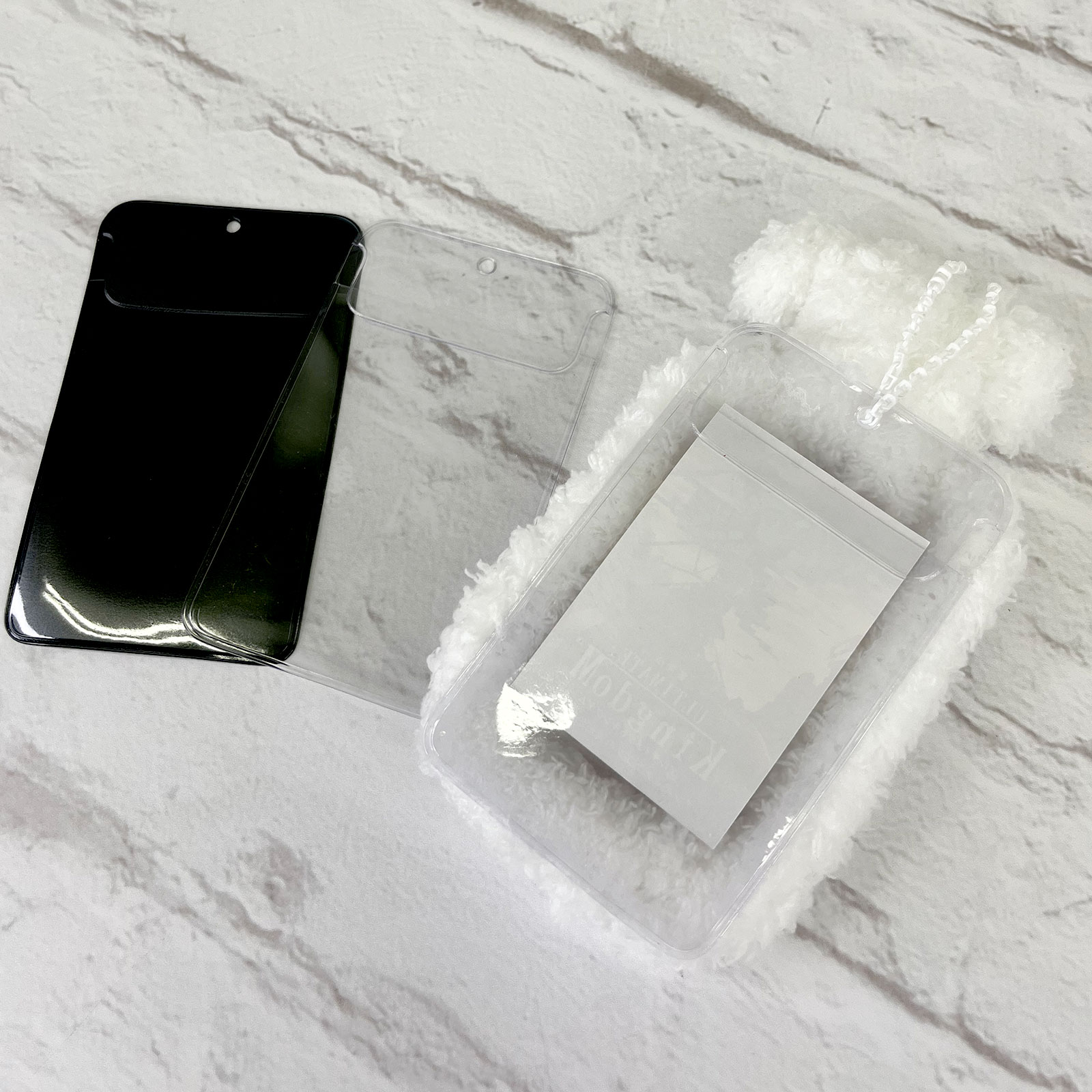 PVC製 フォトカードホルダー ブラック