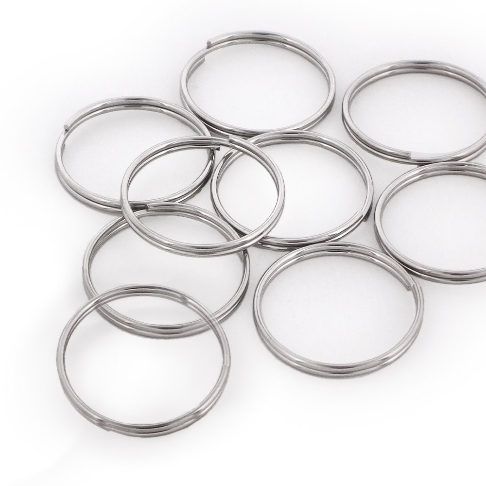 二重リング（巻放し） IR1.0×内20mm ニッケル｜パーツ材料の通販 大王