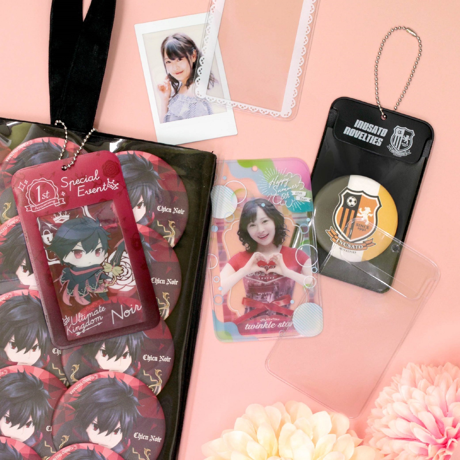 PVC製 フォトカードホルダー クリア