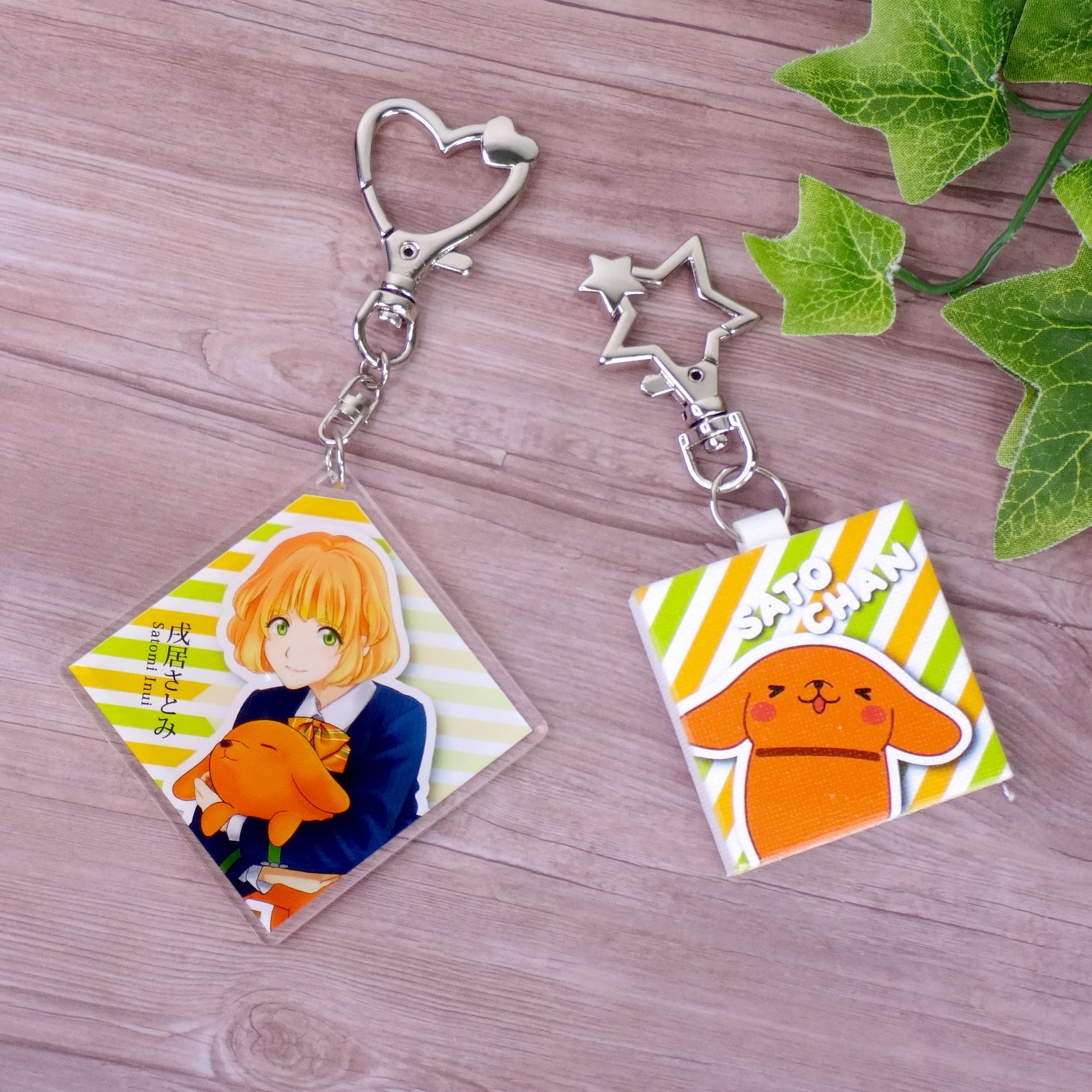 チャームフック ハート型 （大） シルバー