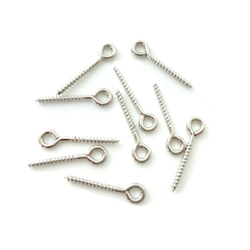 アクセサリー金具 鉄製 Tヒートン 足長 16mm MSE178 ニッケル