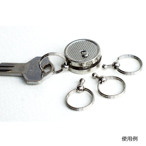ロータリーキーホルダー K27 ニッケル｜パーツ材料の通販 大王製作所