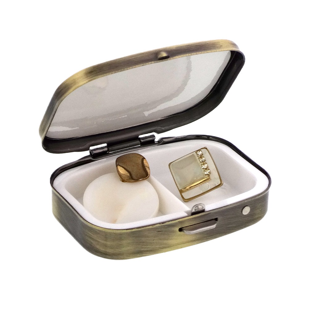 アイラッシュケース（鏡無し） アンティーク調 B325-2