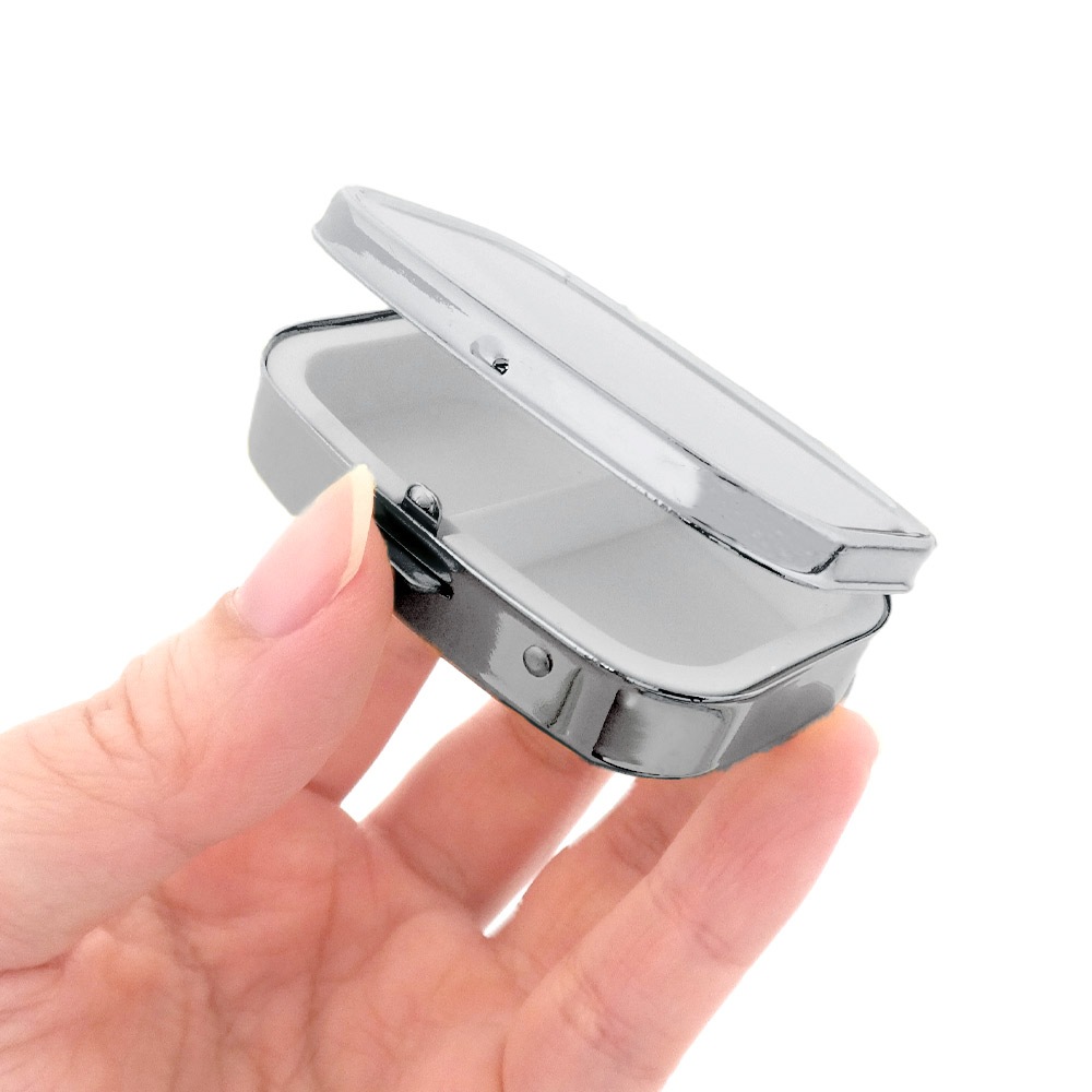 アイラッシュケース（鏡付き） シルバー B325-2｜パーツ材料の通販