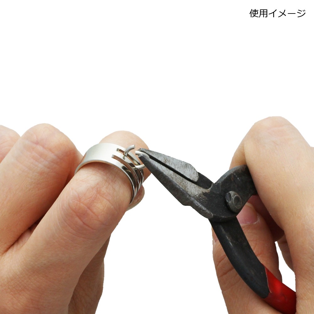 ステンレス製 丸カン 線径φ1.2×外径9mm ステンレス生地