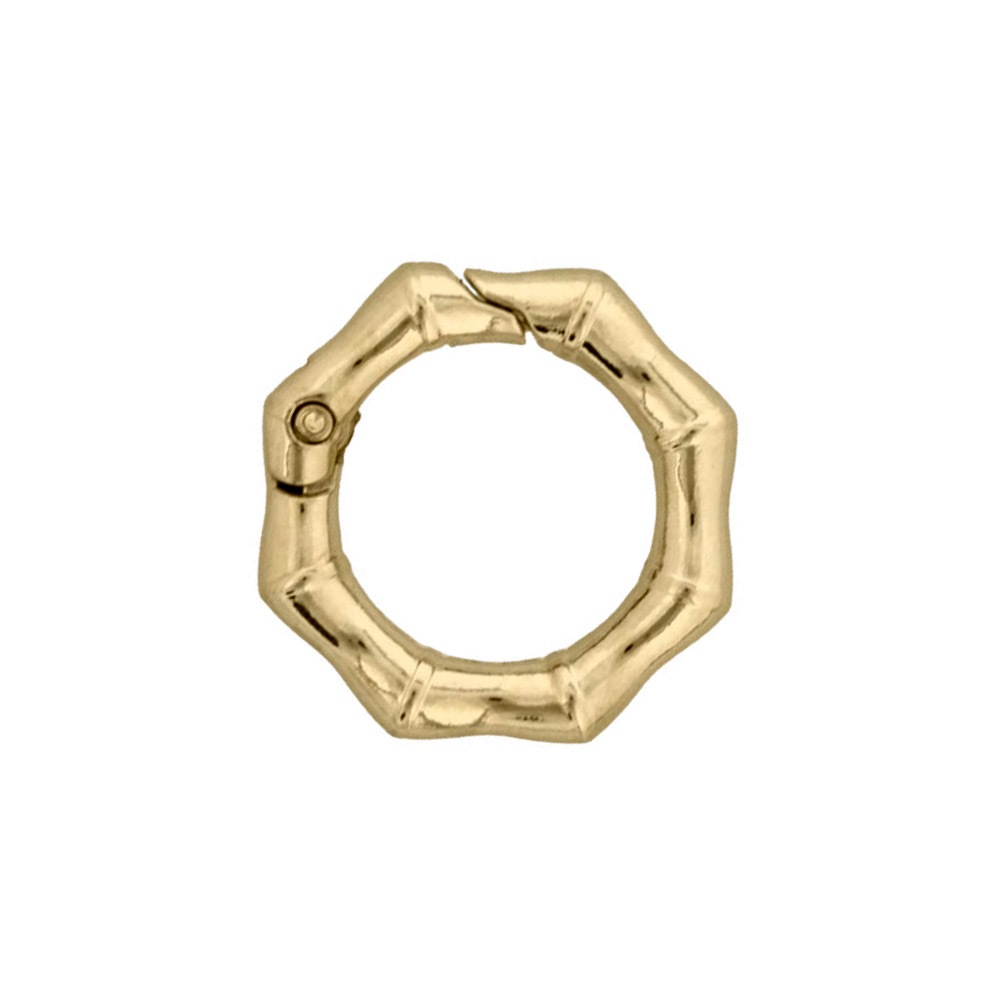 ダイキャストカラビナ 竹柄タイプ 29mm ゴールド