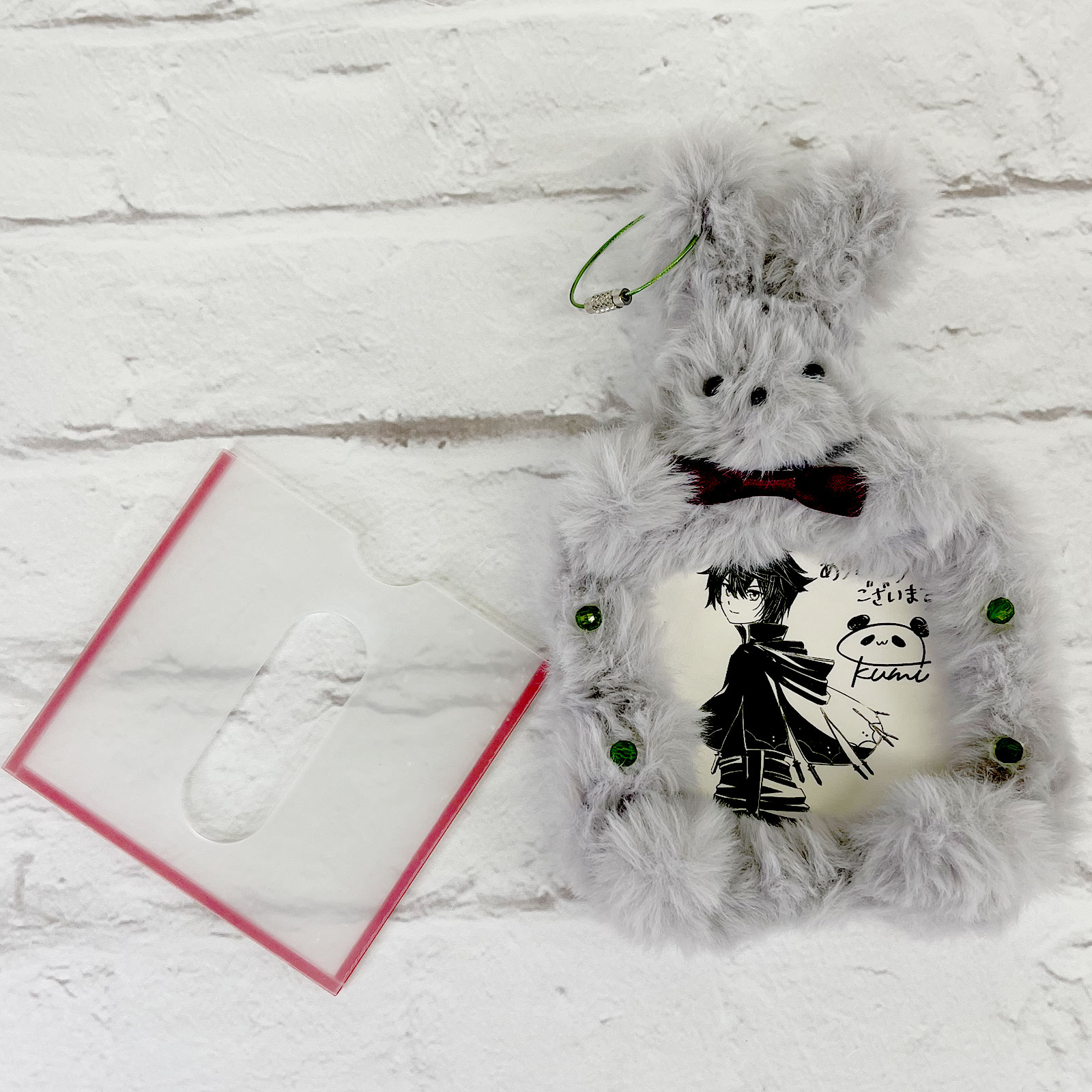 アクリルスタンドポケット カードサイズ 68×95×2.5mm クリア梨地 無地【新タイプ】