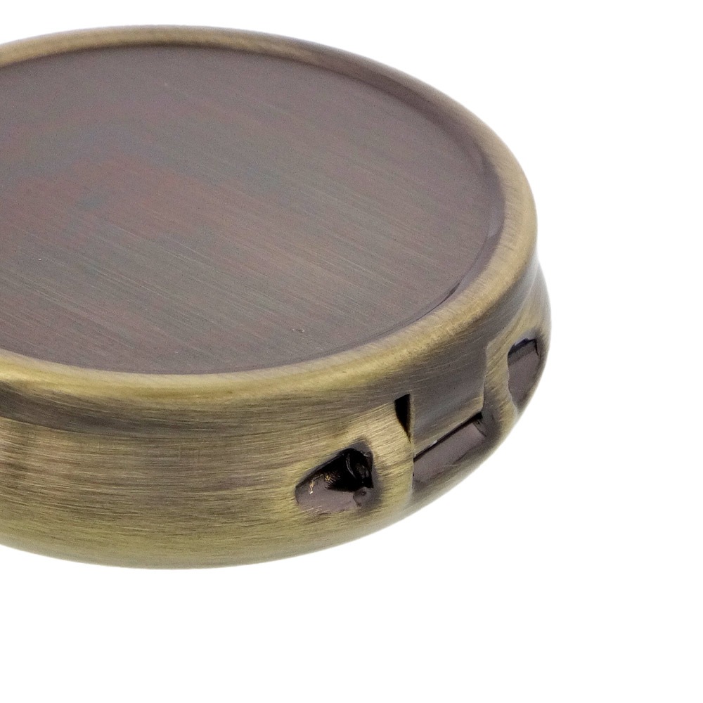 ピルケース 丸型 アンティーク調 B382-1｜パーツ材料の通販 大王製作所