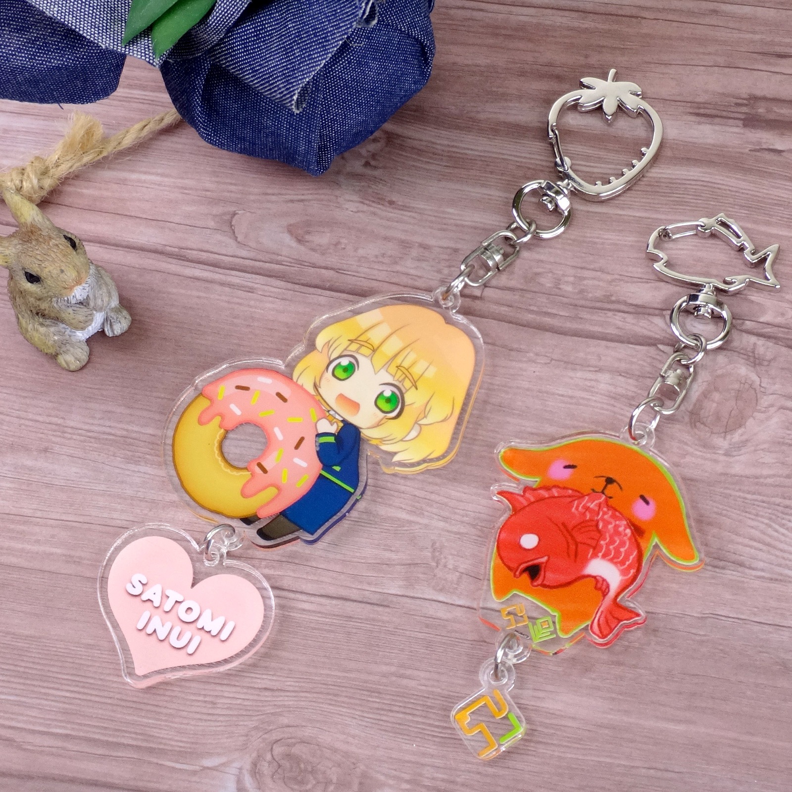 チャームフック 猫型 シルバー