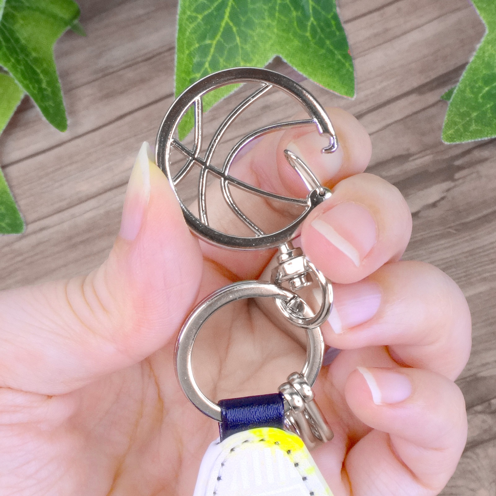 チャームフック バスケットボール シルバー