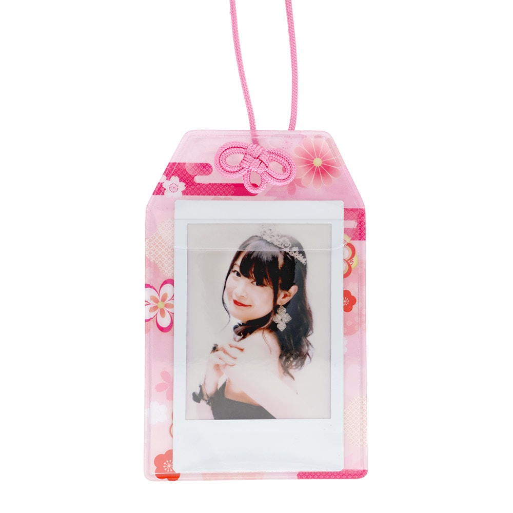 PVC製 フォトカードホルダー お守り型 大 クリア｜パーツ材料の通販