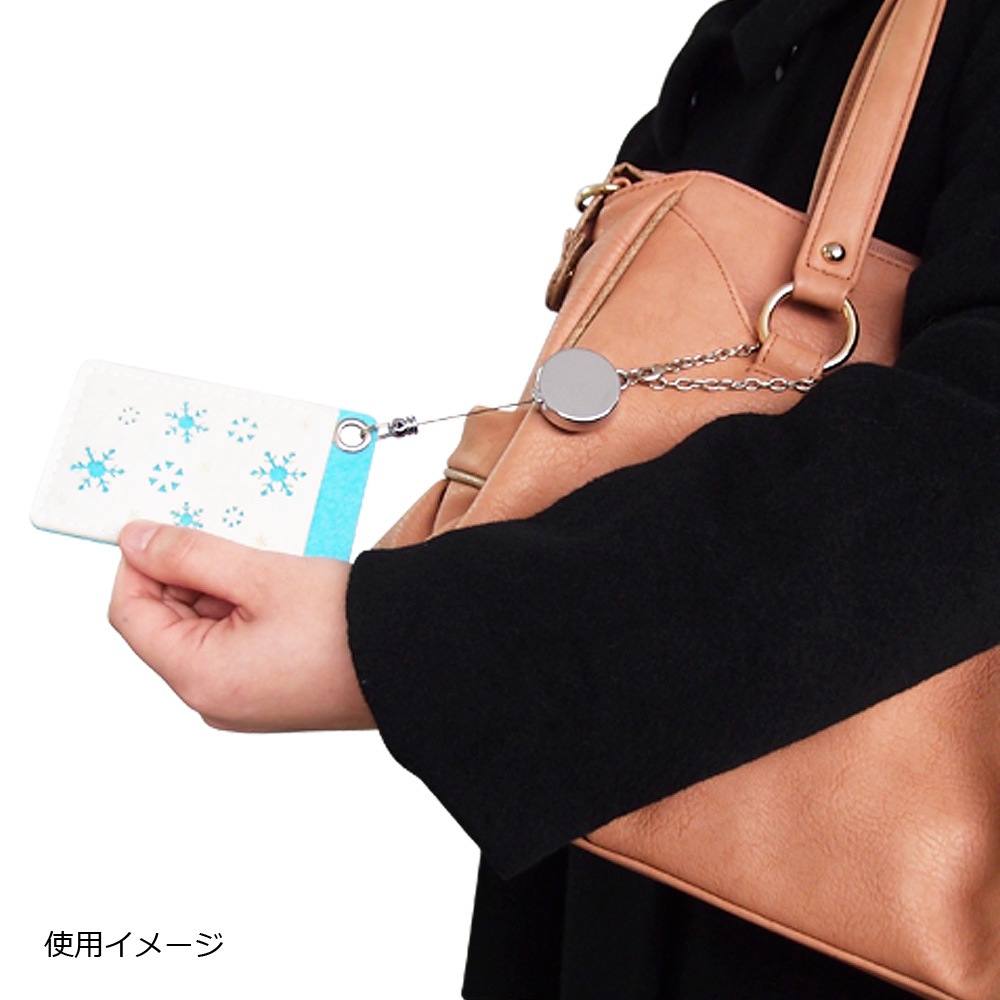 ○両面フラットボディ○ ツボ付リールキーホルダー ゴールド 【在庫限り】