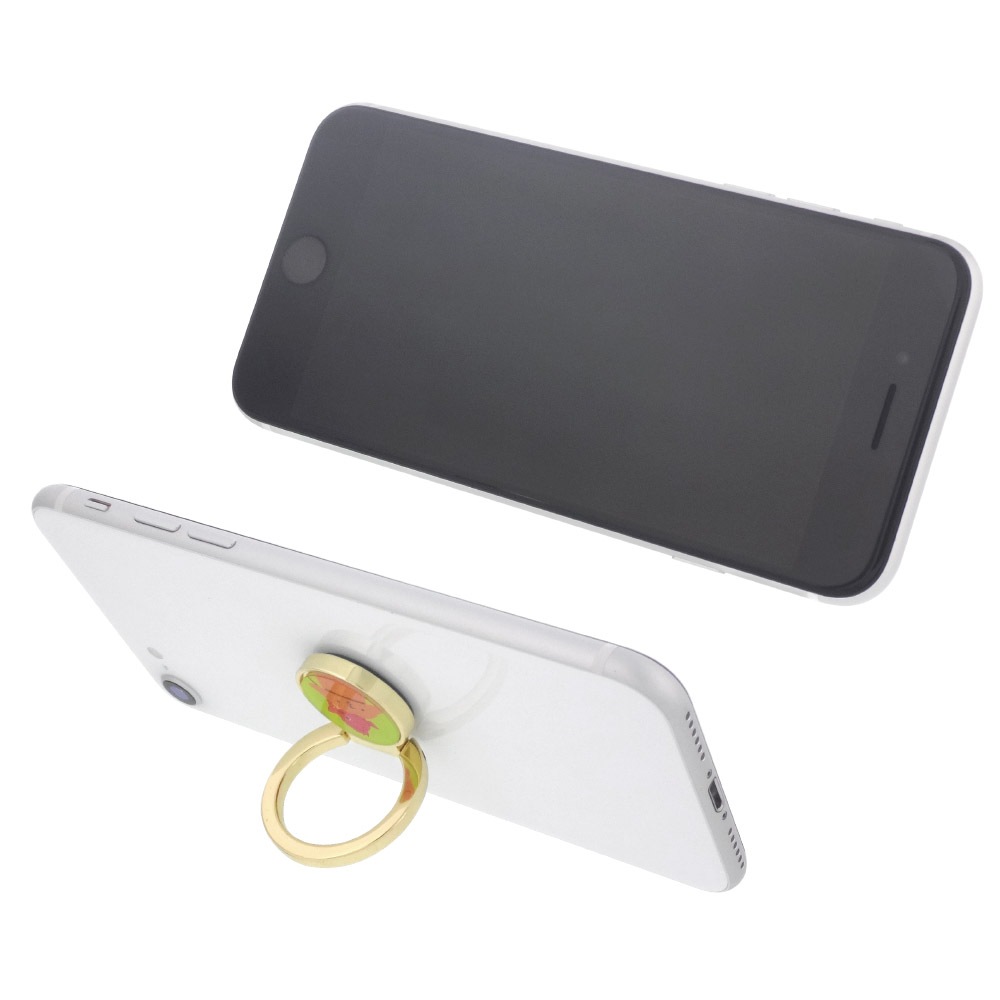 ダイキャスト スマホスタンドリング 角型 ニッケル