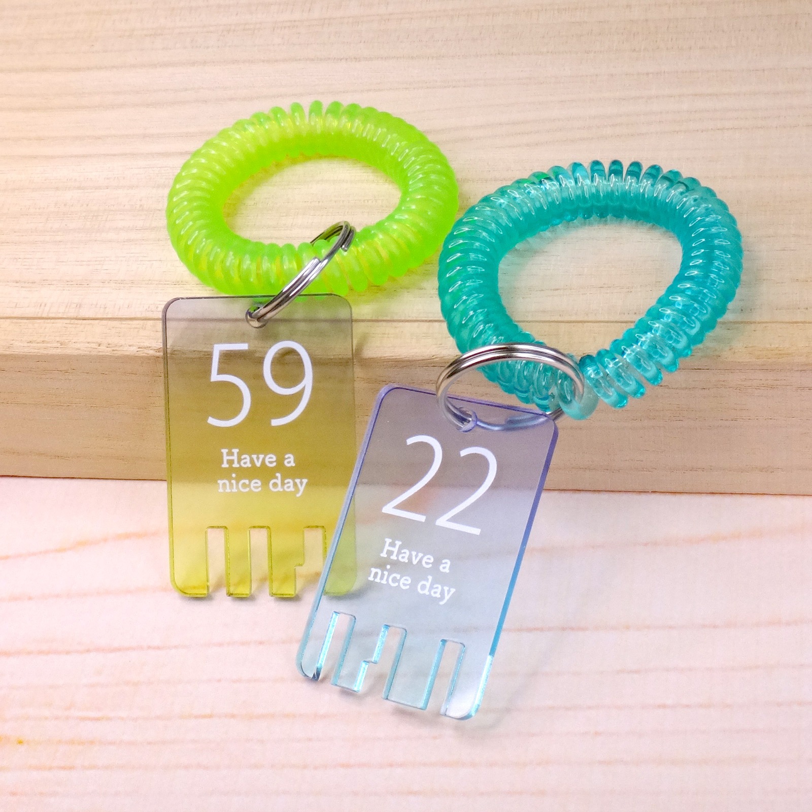 ロッカーキー コイルブレスレット EVAブレス No.400 ブラック