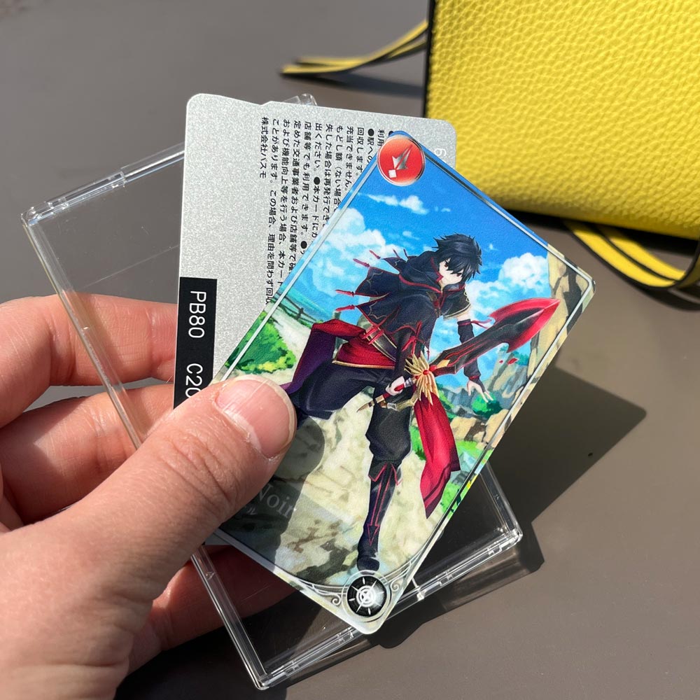 PC（ポリカーボネート）製 パスケース 長方形 62×102mm クリア