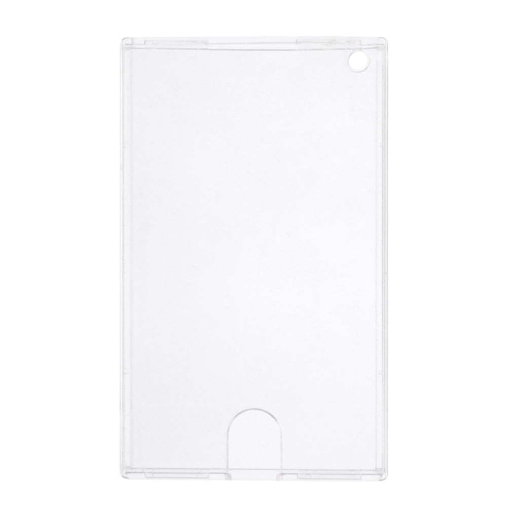 PC（ポリカーボネート）製 パスケース 長方形 62×102mm クリア