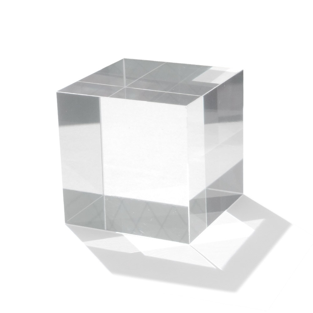 アクリルフォトキューブ 50×50×50mm クリア 無地 【在庫限り】
