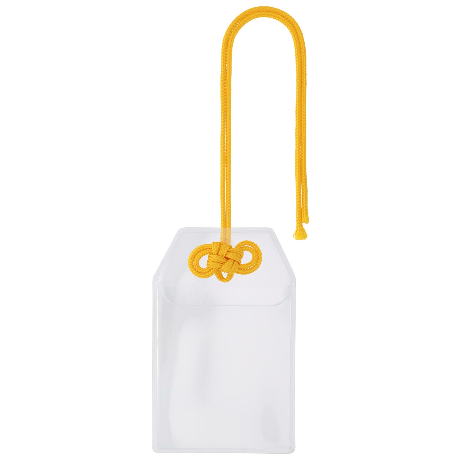 フォトカードホルダー お守り型(大)×めがね結びセット 選べるカラー 赤/紫/緑/茶/橙色/黄色/水色/桃色/白