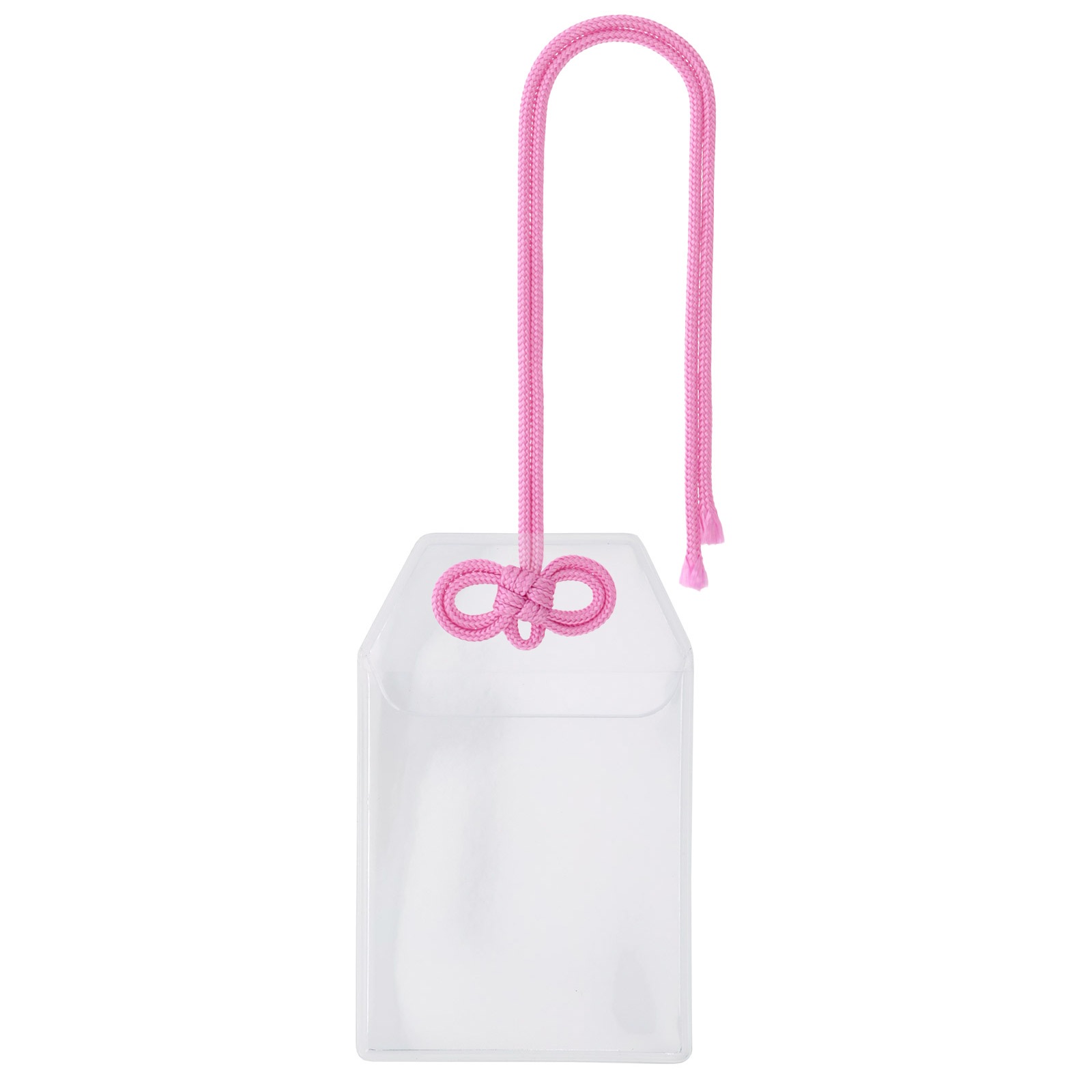 フォトカードホルダー お守り型(大)×めがね結びセット 選べるカラー 赤/紫/緑/茶/橙色/黄色/水色/桃色/白