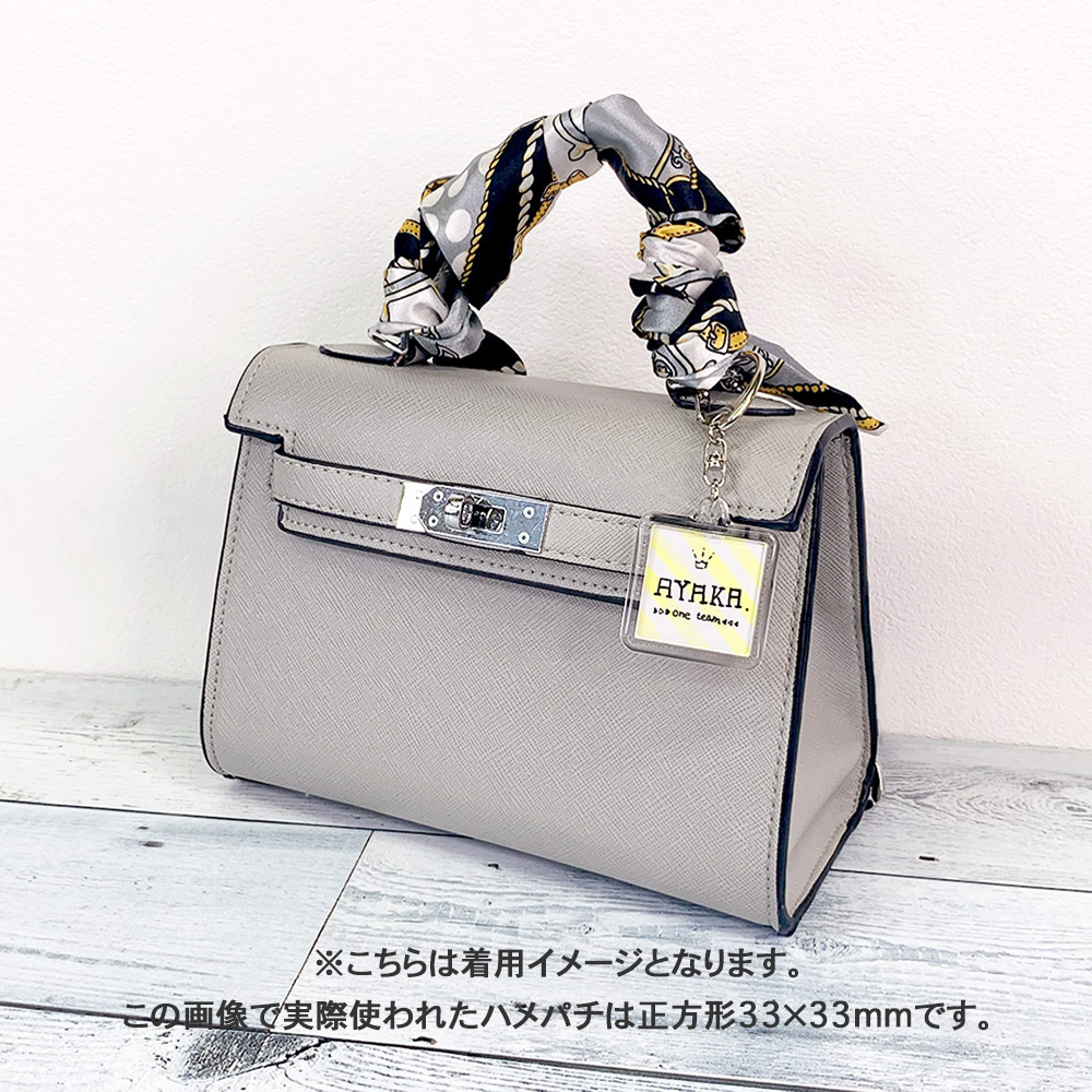 ハメパチ ハート型 KH34 キーホルダー 555 L 付き （CAK-H34A）