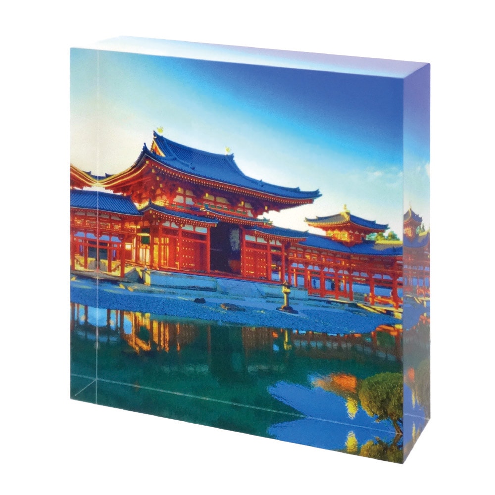 アクリルフォトキューブ 90×90×20mm クリア 無地｜パーツ材料の通販