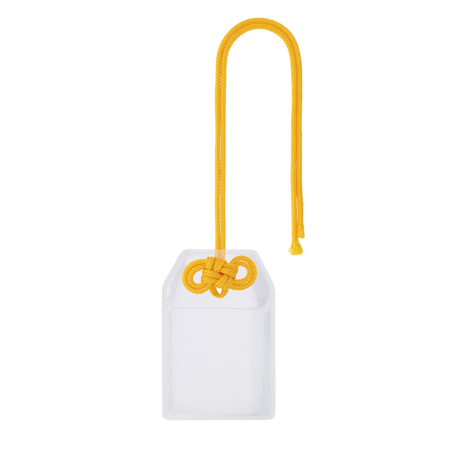 フォトカードホルダー お守り型(小)×めがね結びセット 選べるカラー 赤/紫/緑/茶/オレンジ/黄色/水色/ピンク/白