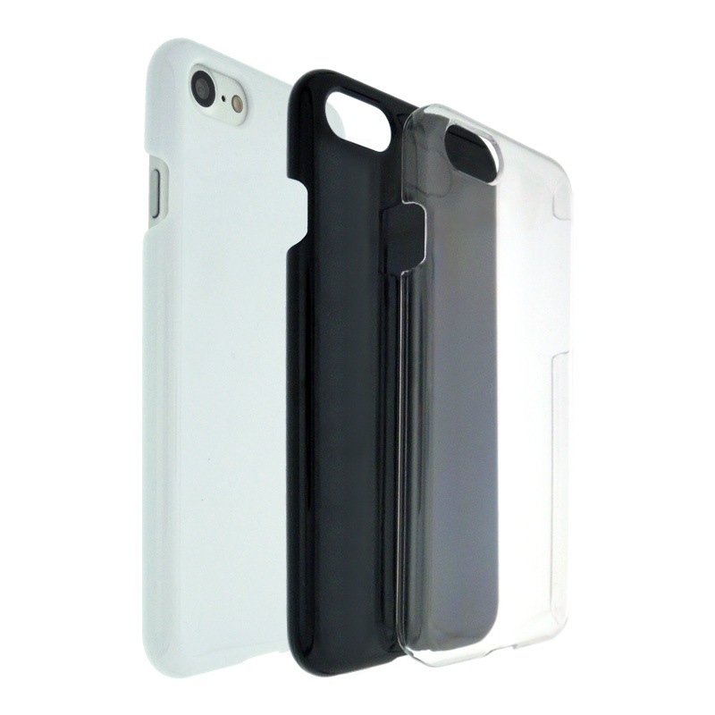 iPhone7／8／SE（第2世代）用 カバーケース 光沢タイプ ホワイト