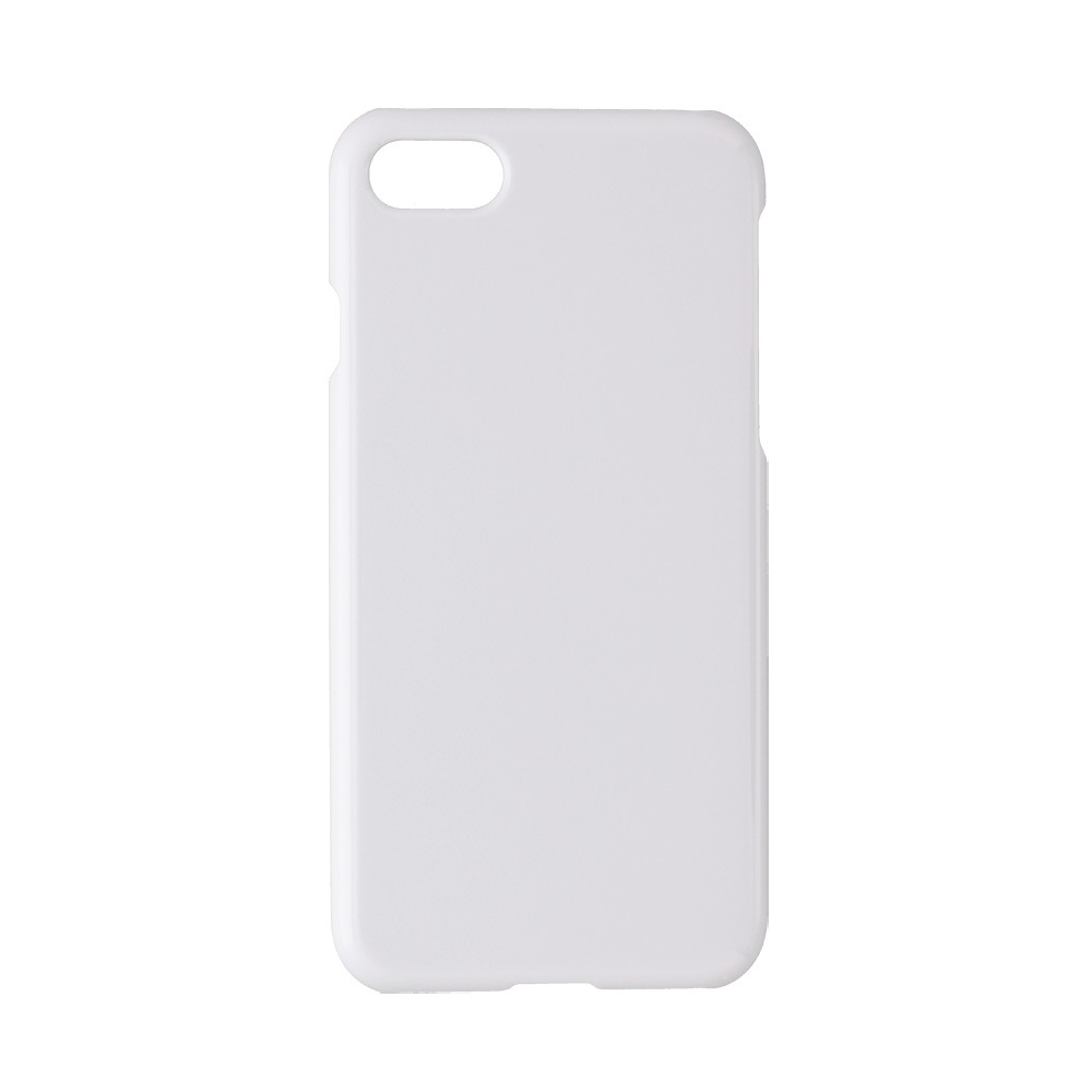 iPhone7／8／SE（第2世代）用 カバーケース 光沢タイプ ホワイト