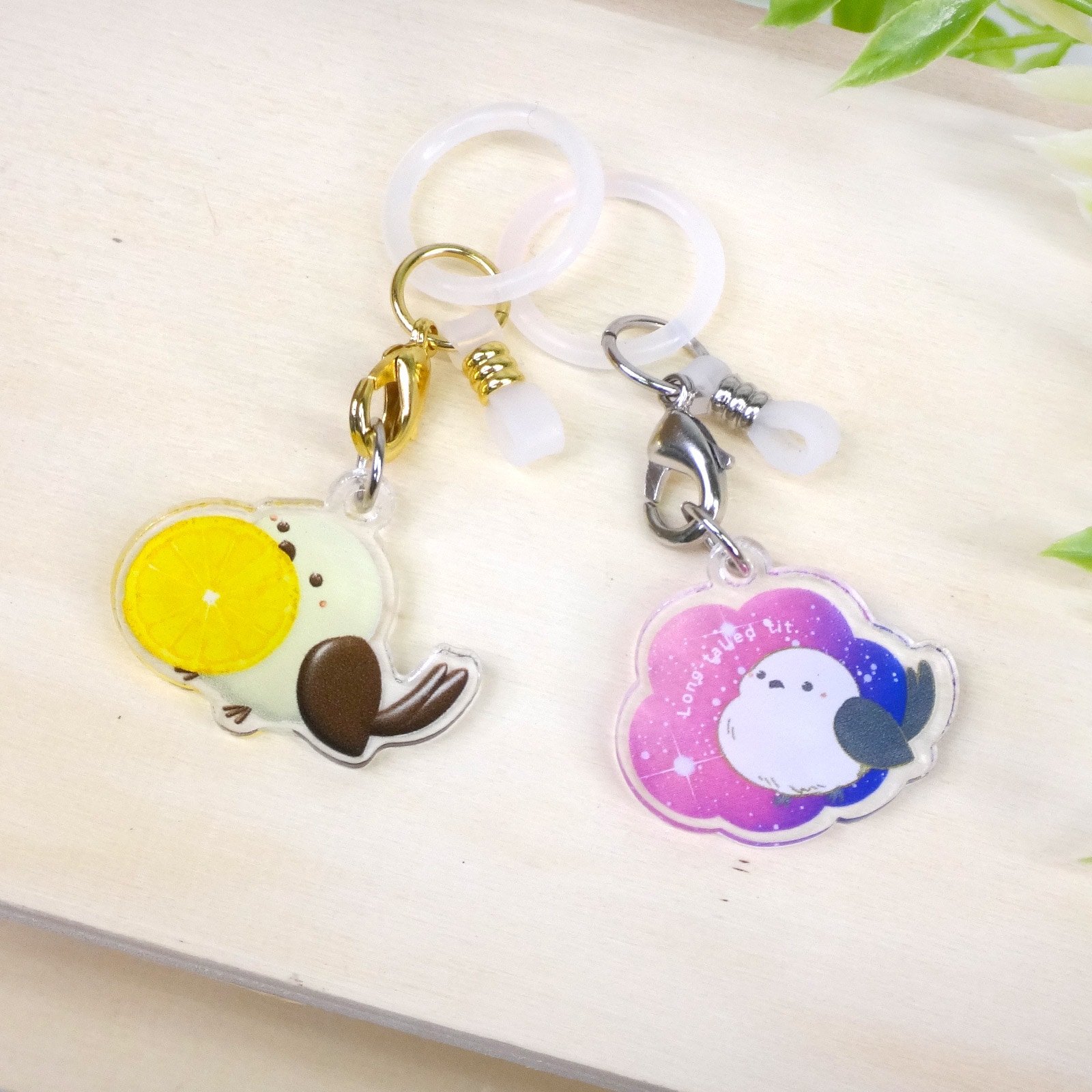 友禅和紙＊根付＊アンブレラマーカー＊キーホルダー＊イニシャル＊レジン＊金魚 友禅和紙＊根付＊アンブレラマーカー＊キーホルダー＊イニシャル