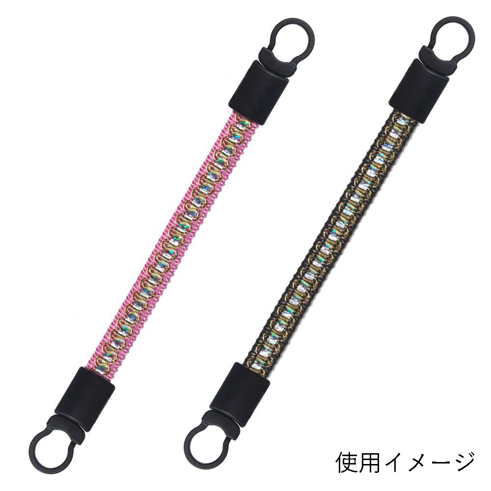 キラキラホログラムリボン ピンク 1mカット 【SALE】