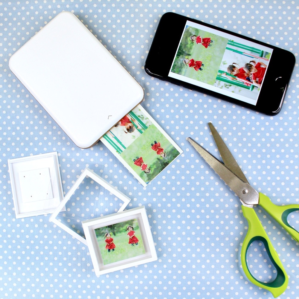 ミニ額縁 Tシャツ型プレート マグネット パーツ5点セット ブラック／ホワイト