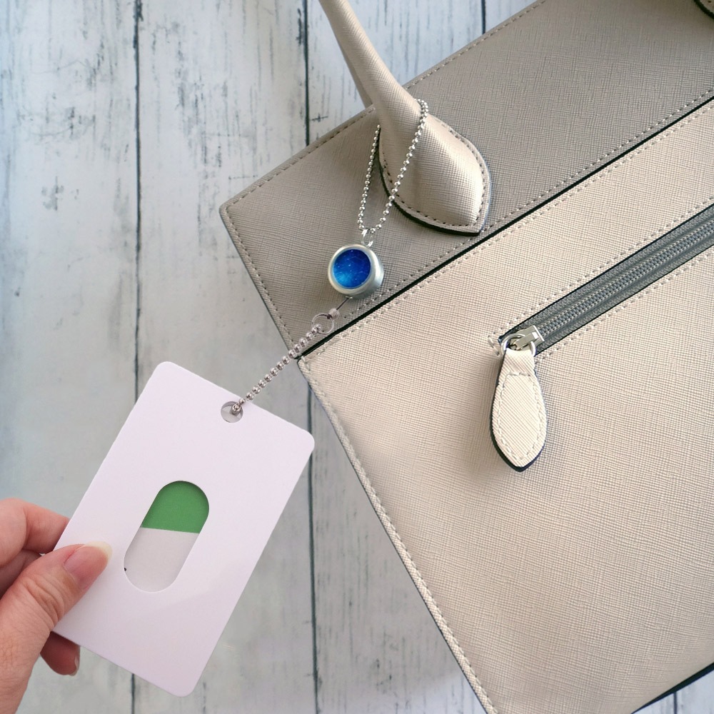 ABS製パスケース ホワイト