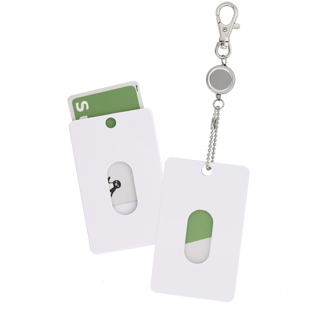 ABS製パスケース ホワイト