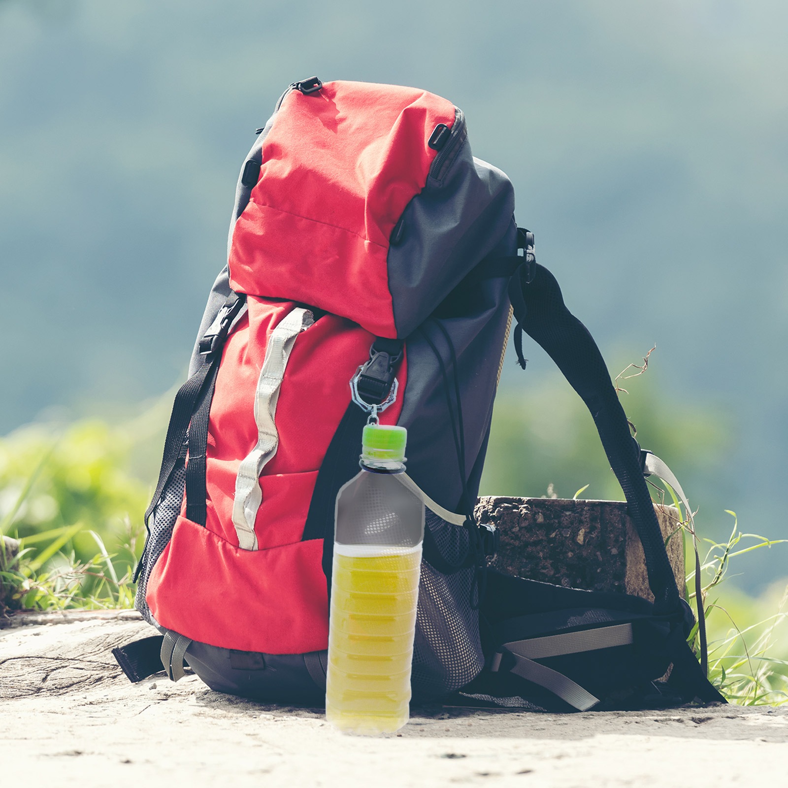 ペットボトルホルダー用ゴム BH-5 丸型 ブラック【在庫限り】