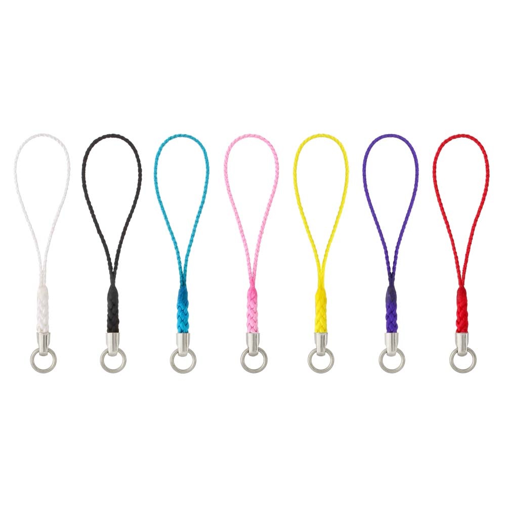 ★詰め合わせパック★ ミニ根付紐 ニッケル （7色×各10本セット）