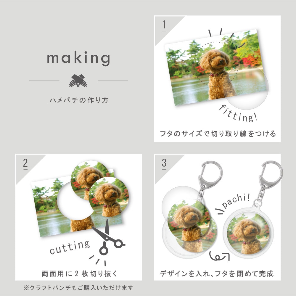 ハメパチ マグネットタイプ 丸型 MM54 （CAM-M54A）｜パーツ材料の通販