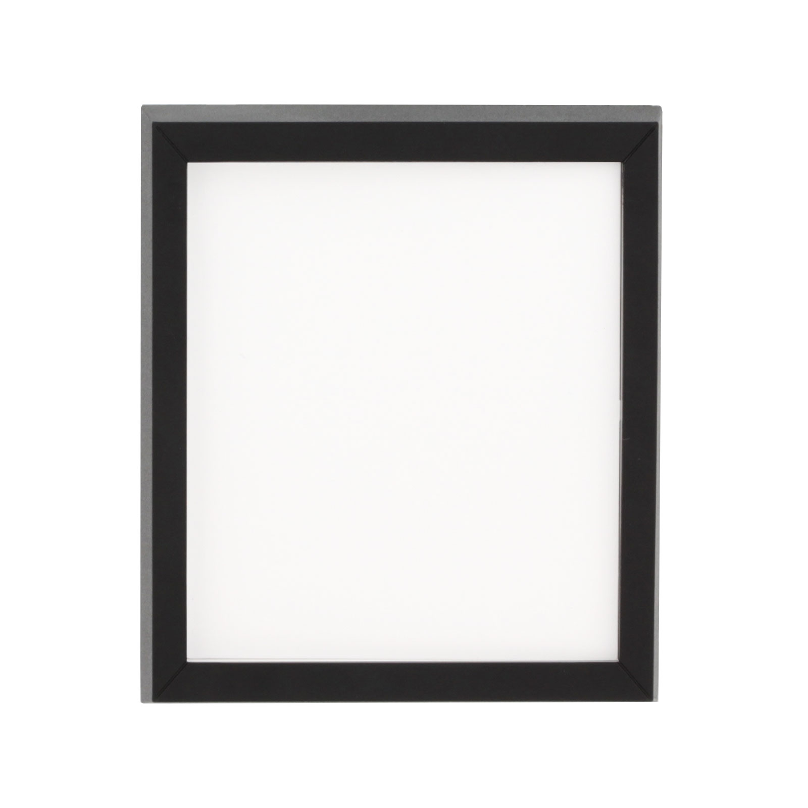 ミニ額縁 プレート大（フルサイズ） マグネット パーツ5点セット ブラック／ホワイト