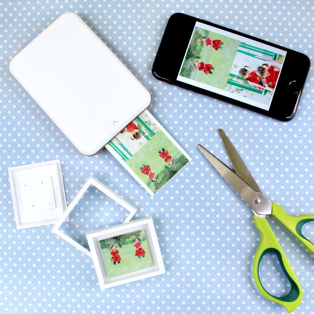 ミニ額縁 プレート大（フルサイズ） マグネット パーツ5点セット ブラック／ホワイト