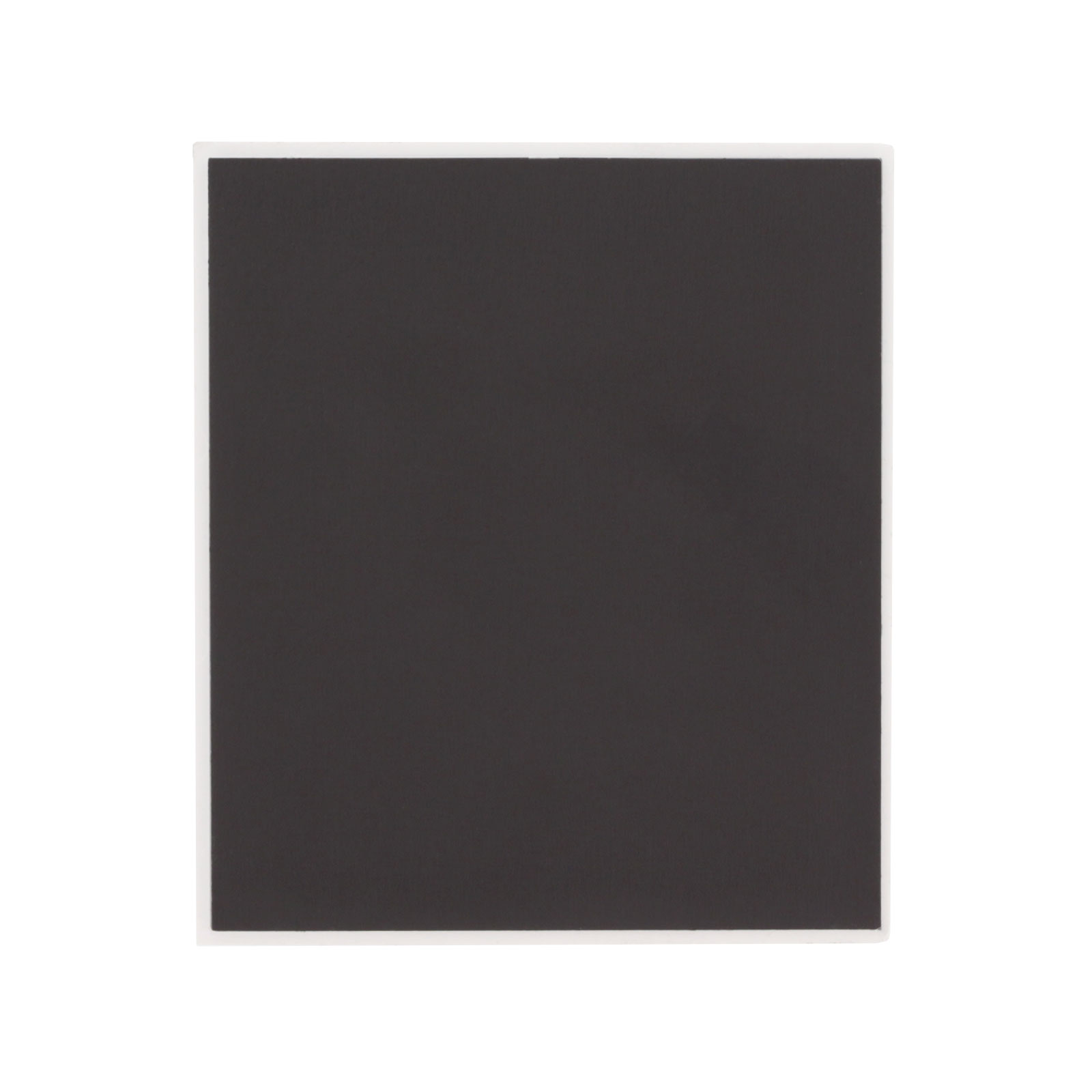 ミニ額縁 プレート大（フルサイズ） マグネット パーツ5点セット ブラック／ホワイト