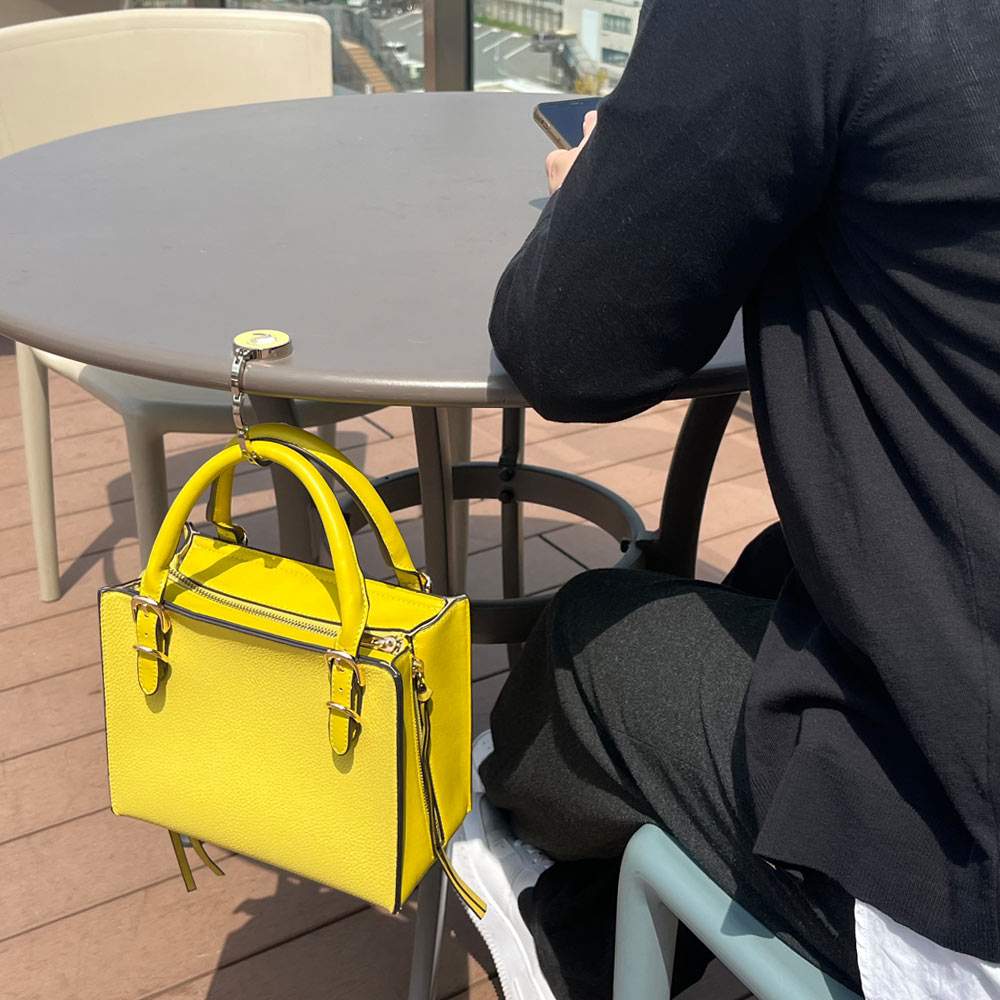 ハンドバックハンガー 丸型 ゴールド