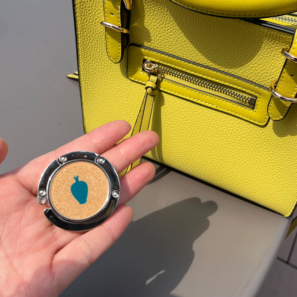 ハンドバックハンガー 丸型 ゴールド