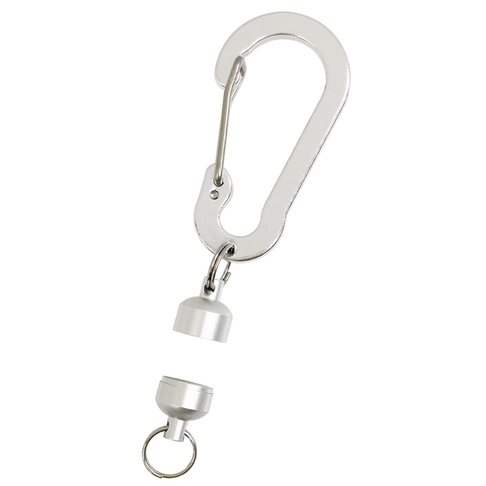 カラビナ付き マグネット脱着パーツ Sサイズ マットピンク