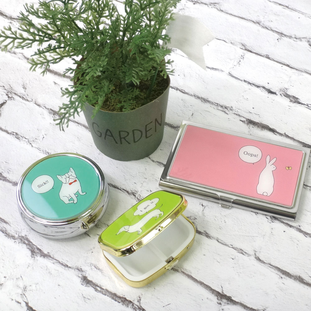 ピルケース 丸型（小） シルバー B382S-2