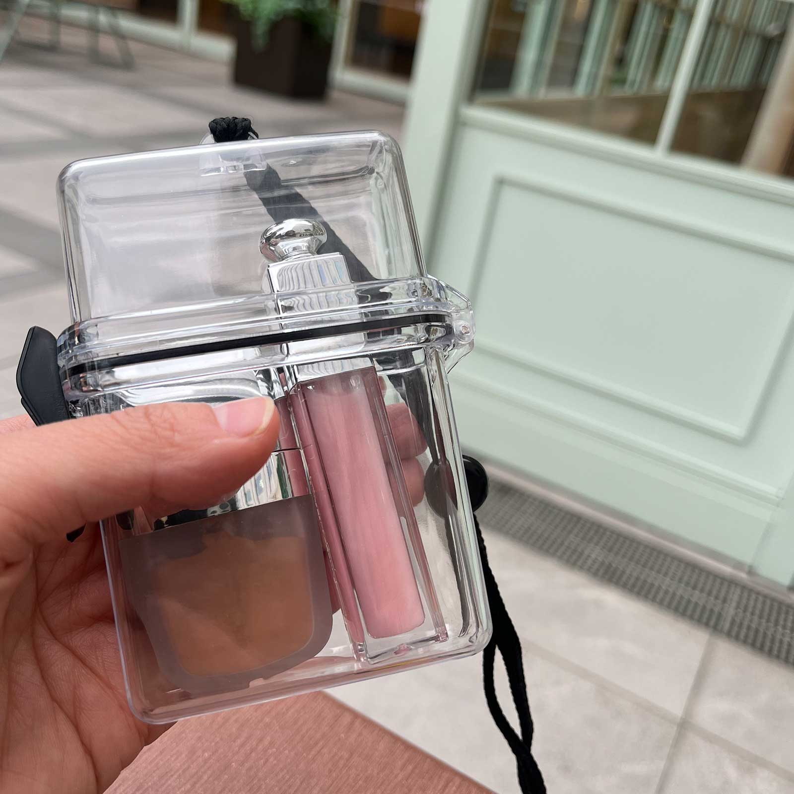 スケルトンケース シガレット クリアケース 簡易防水 クリアイエロー