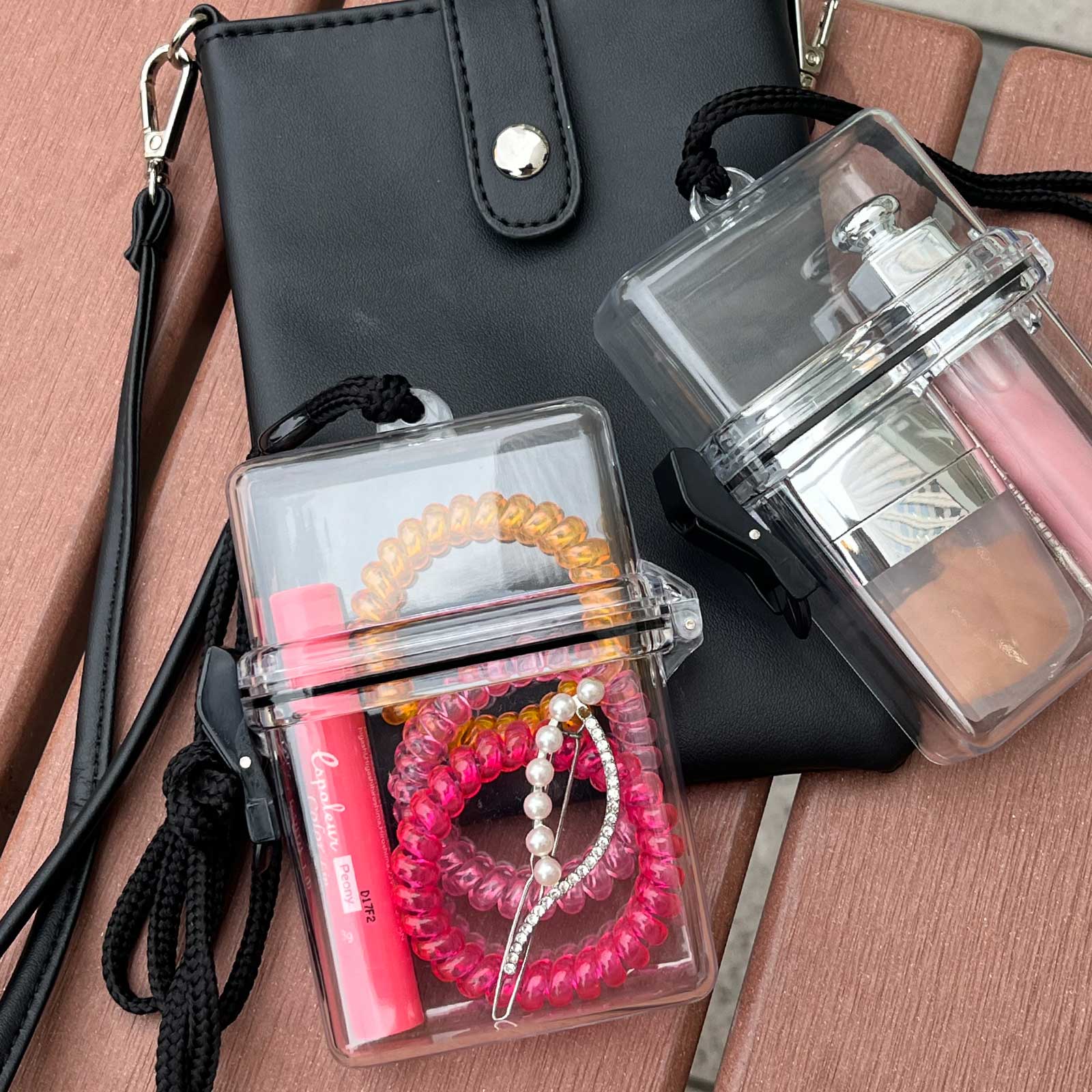 スケルトンケース シガレット クリアケース 簡易防水 クリアイエロー 【新デザイン】