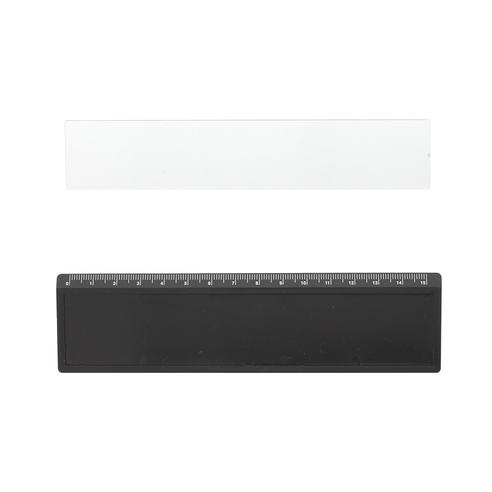 ハメパチ カラー定規 JG-C 本体ブラック （CAJ-155X-BK）