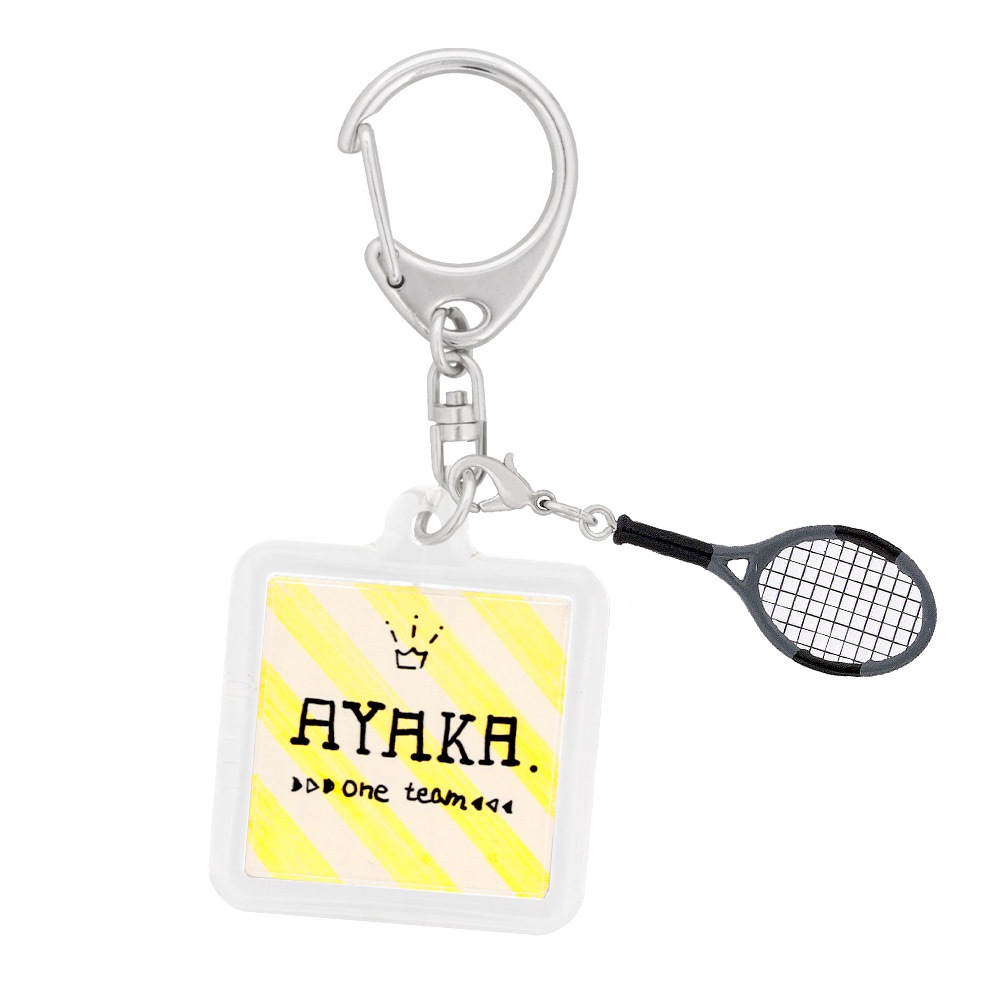 ミニフィギュア スポーツチャーム テニスラケット （FAA-TR）｜パーツ