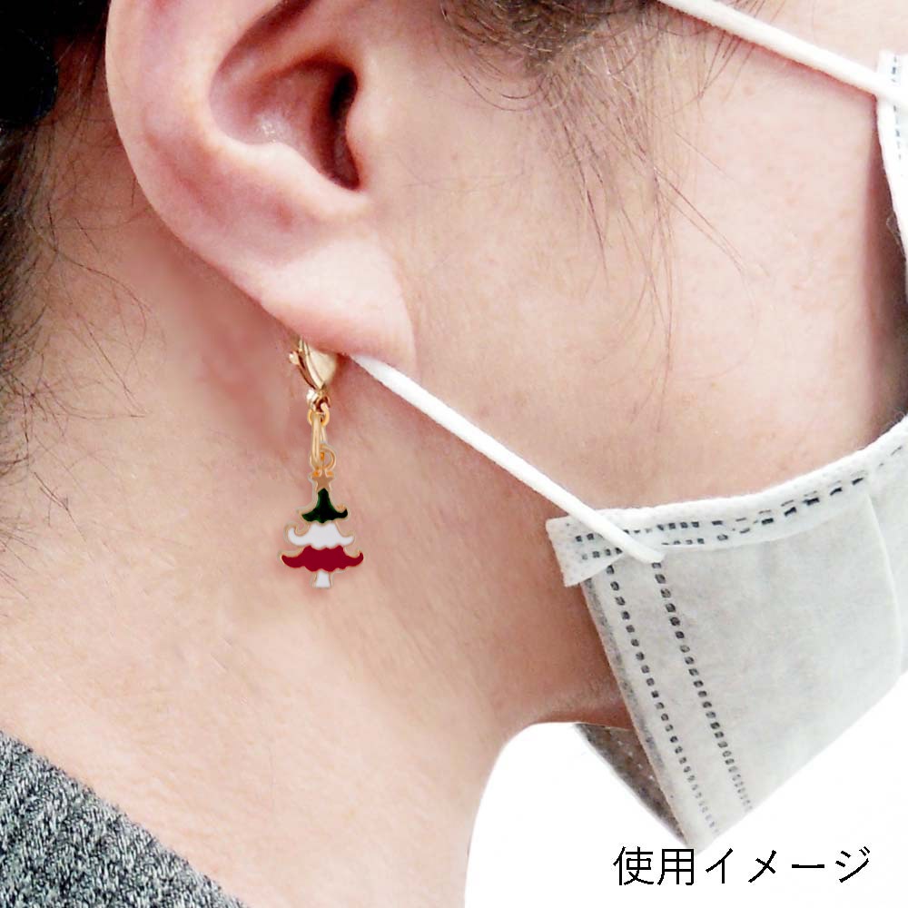 どれが届くかお楽しみ♪ カニカンフック付きチャーム クリスマス 柄