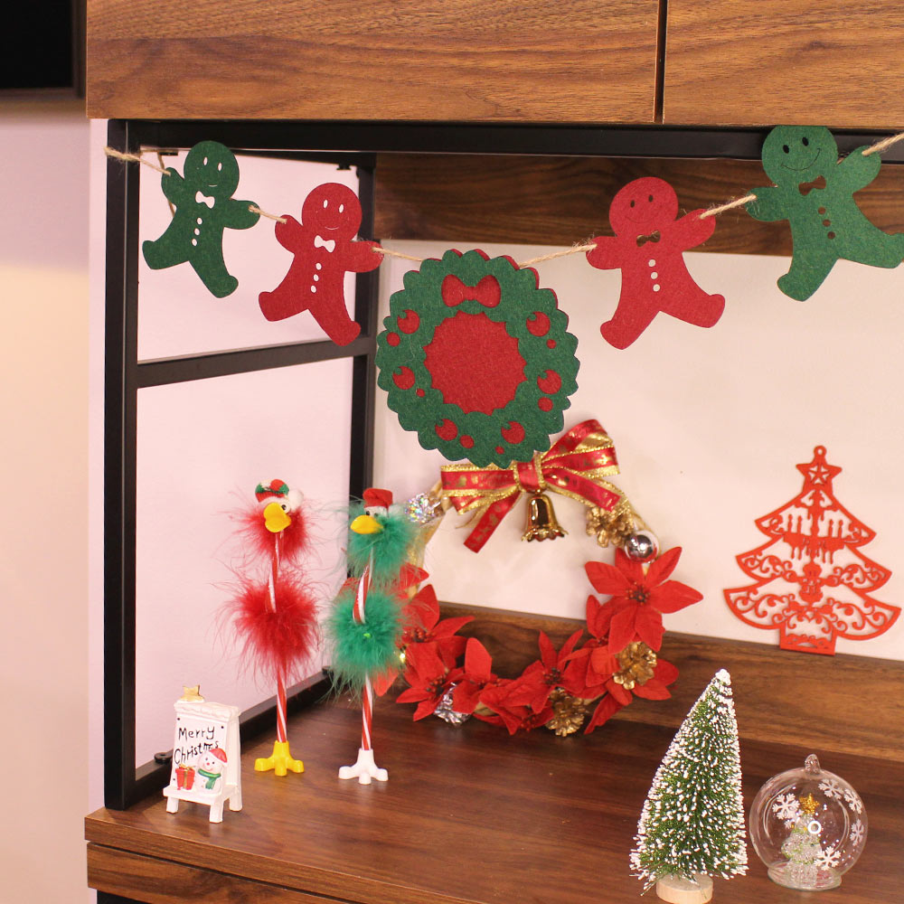 チェキやカードが飾れるオーナメント クリスマス フォトガーランド