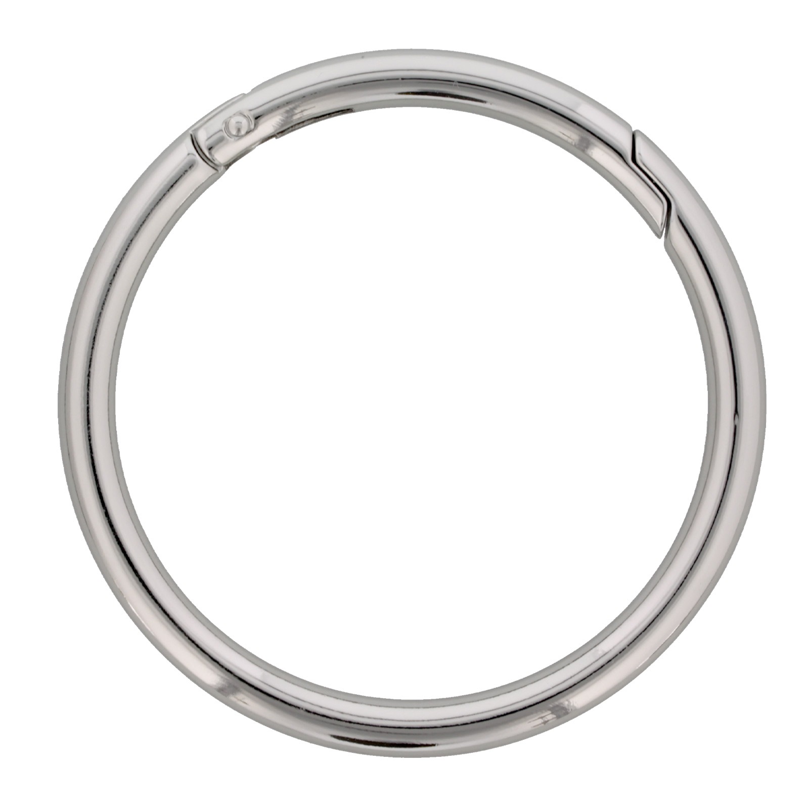 ダイキャストカラビナ 特大 φ6.5×83mm 丸線丸型 シルバー【在庫限り】